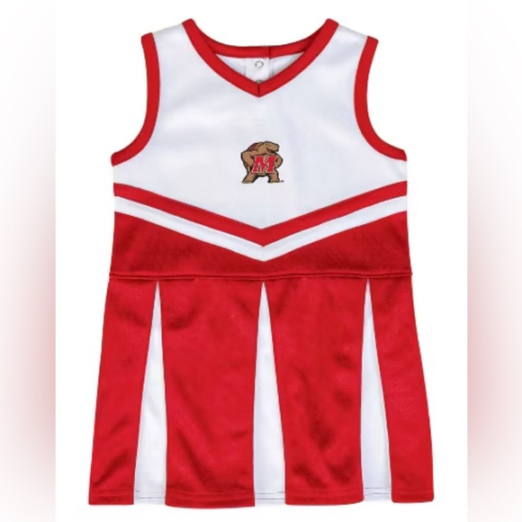 Rivalry Threads Other - NWT NCAA Maryland Terrapins‎ Girls' Short Sleeve Toddler Cheer Dress Set Size 4T